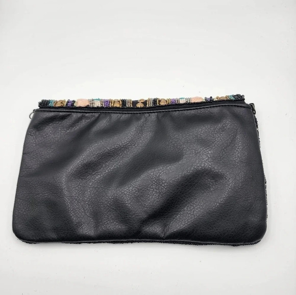 Women's Bohemian Beaded Clutch/Crossbody Bag Festival Summer Vacation Party - Picture 5 of 8